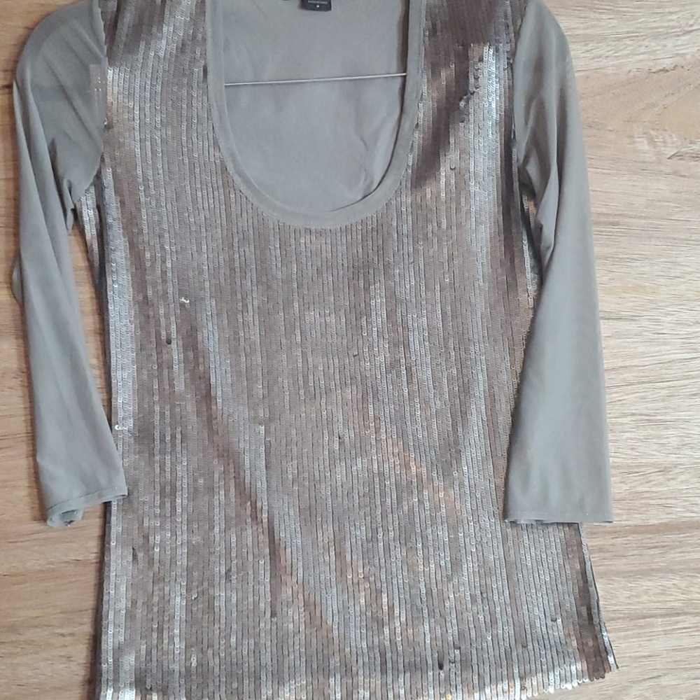 Armany exchange sequin top